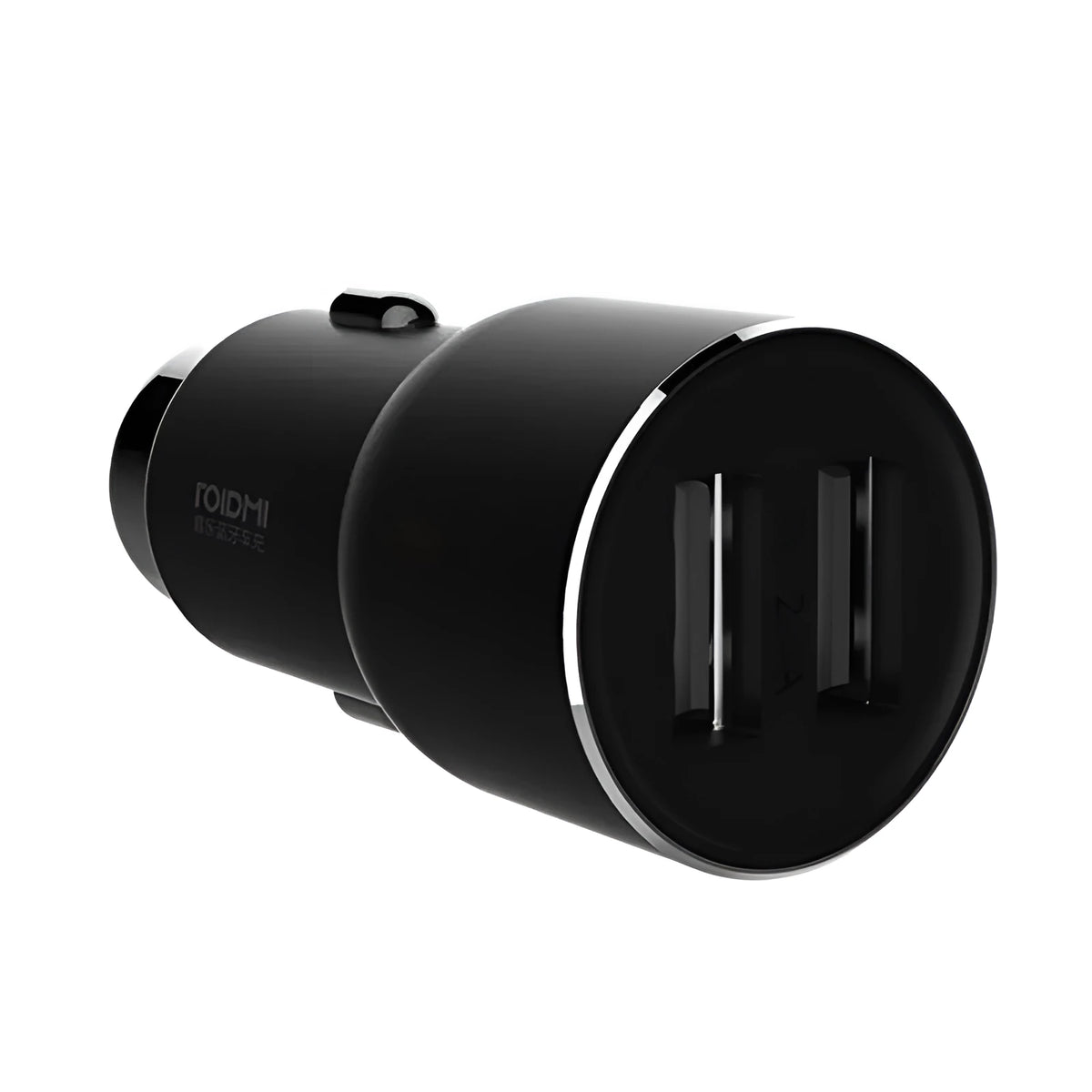 Black Ruimi 3S Bluetooth car charger with USB port for mobile device charging