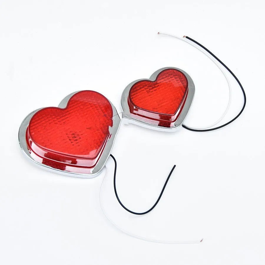 12v heart-shaped Japanese-style LED sidelight for vehicle body width illumination in multiple colours