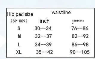 Black cycling protective pants with integrated hip and thigh impact foam pads on a mannequin