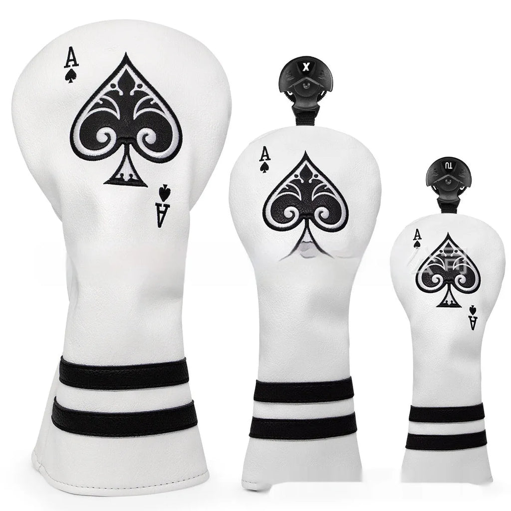A single PU golf putter sleeve cover, shown in one of three available colours, designed to protect a club head.