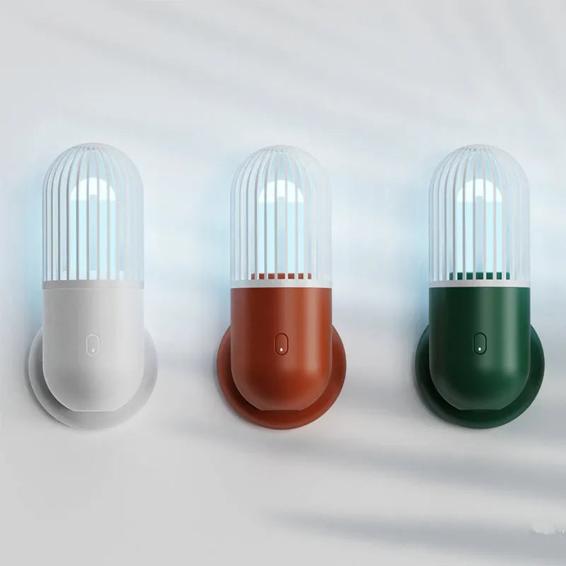 Portable capsule ultraviolet disinfection lamp with 850μW/cm² UVC output and 700mAh battery