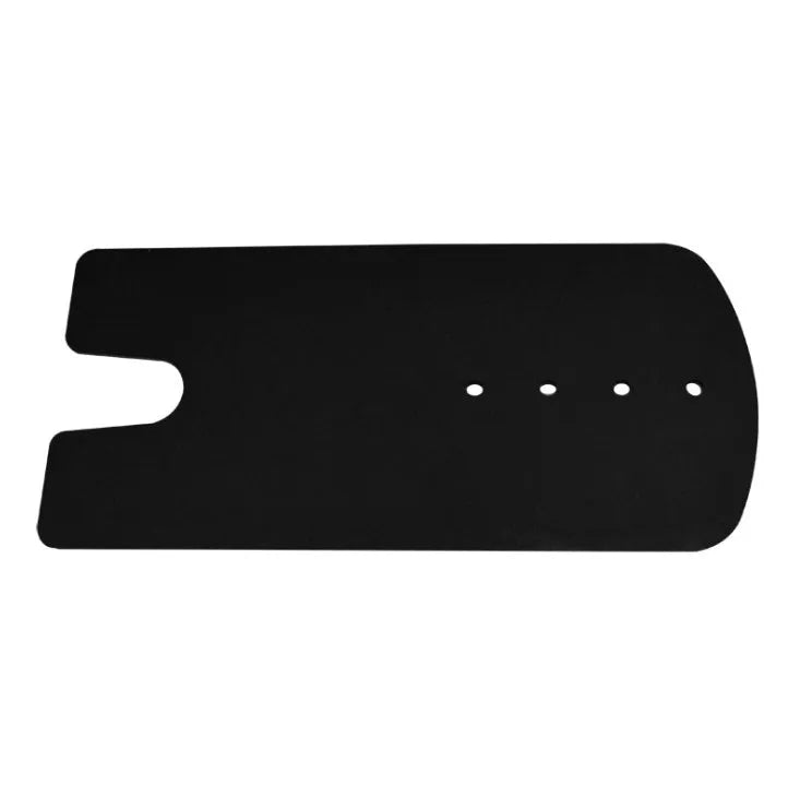 White golf putter posture correction mirror, 31cm long and 15cm wide, for putting practice