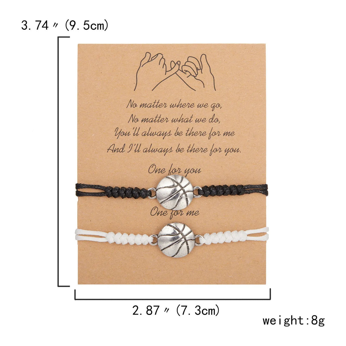 Black white mixed colour alloy couple bracelet with geometric square design for basketball football rugby volleyball or tennis fans