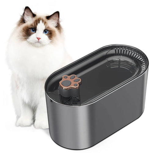 Berlin blue 3L automatic pet water fountain with LED light indicator and triple filter cartridge