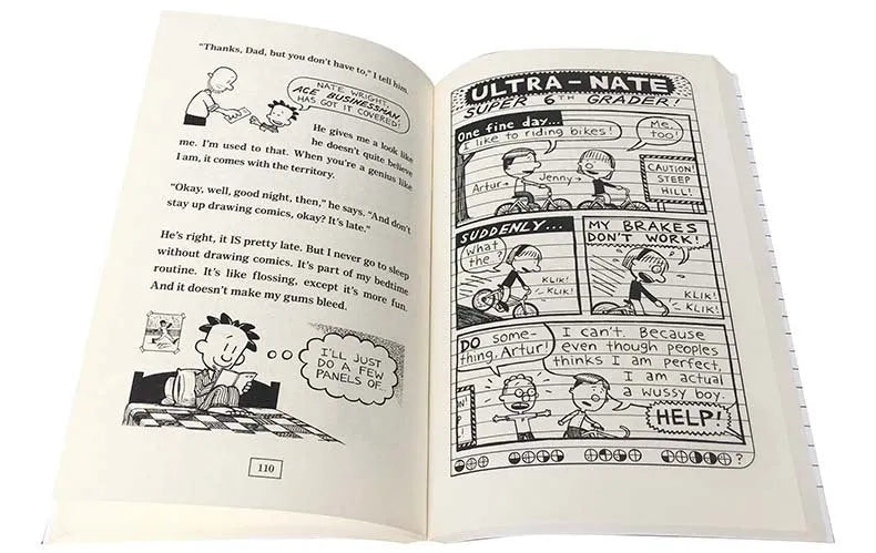 Big Nate 8-Book Box Set showing eight paperback volumes by Lincoln Peirce in a cardboard box
