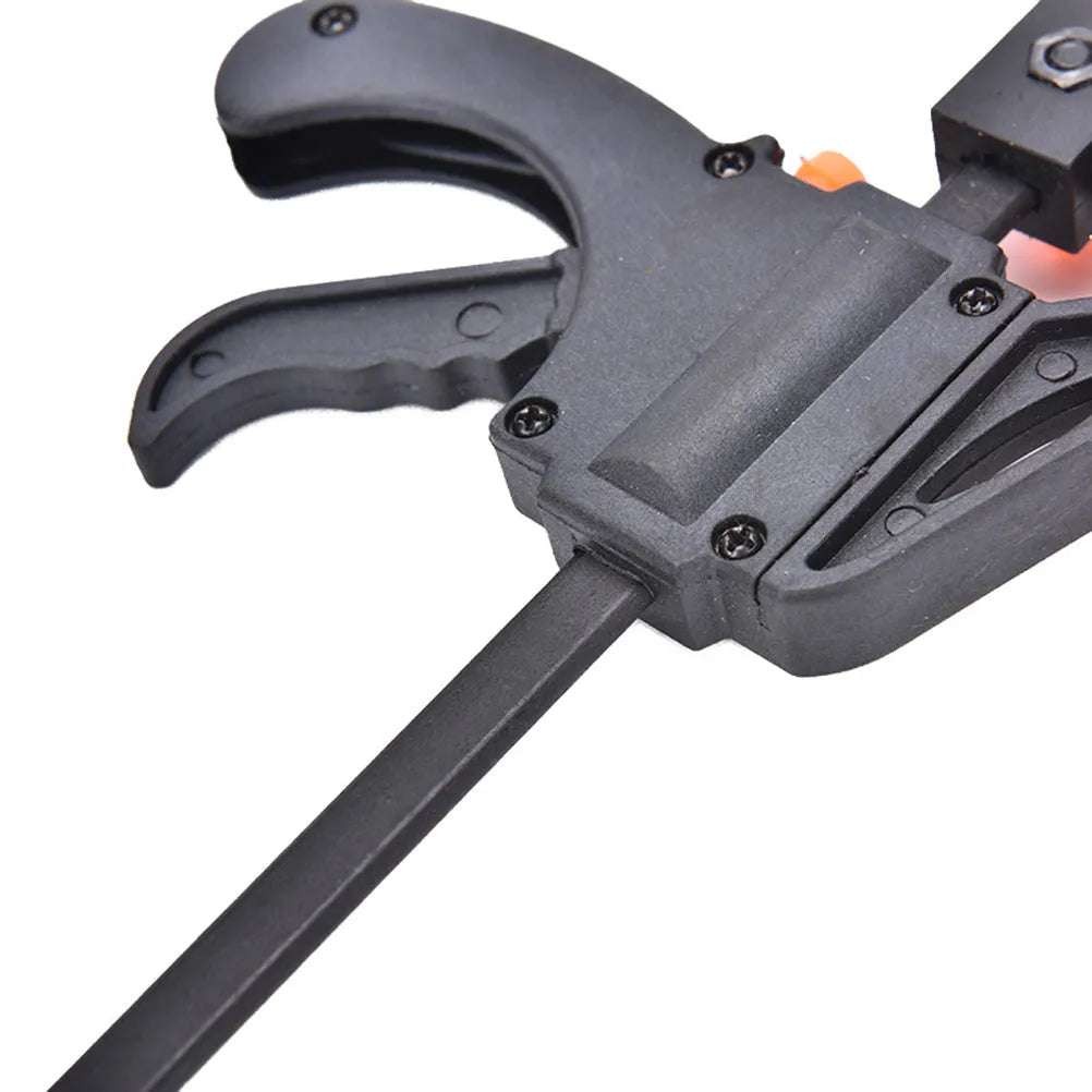4 inch woodworking F clip in plastic and carbon steel for board clamping and fixing