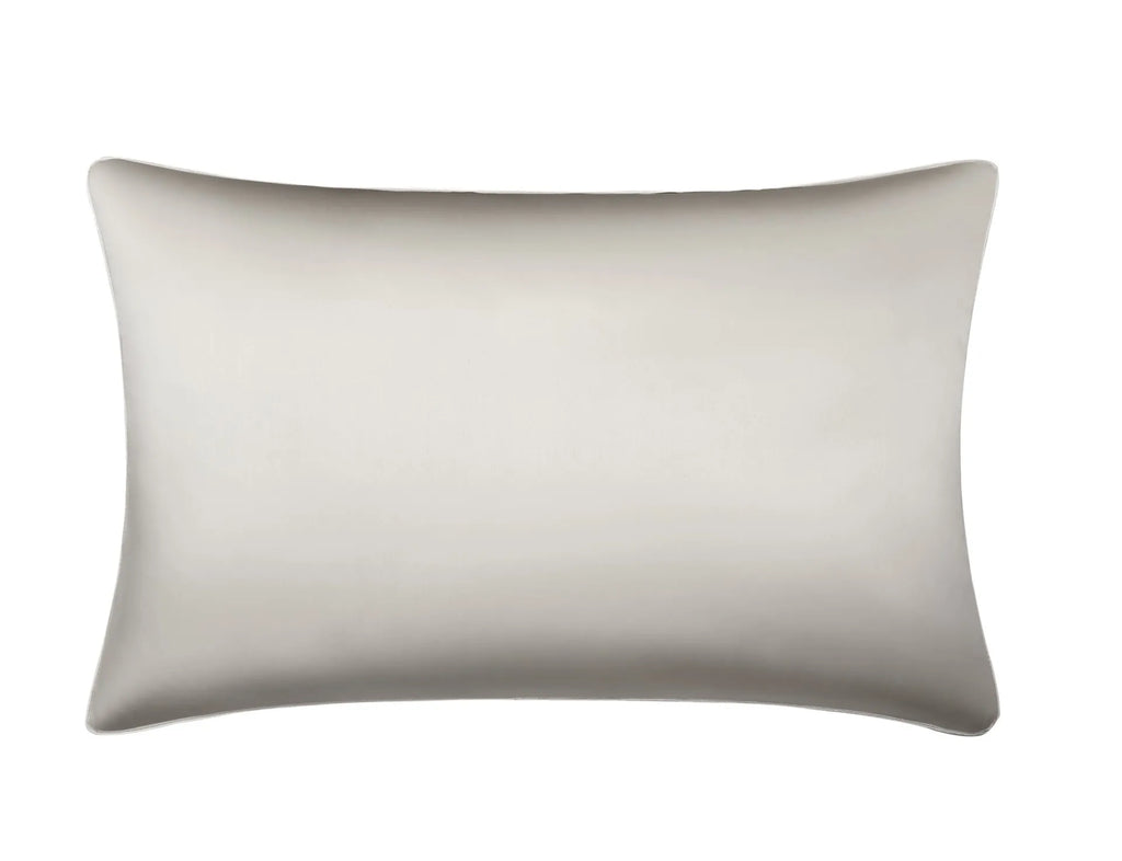 Single mulberry silk pillowcase in palace luxury style, colours include purple, blue, and gold.