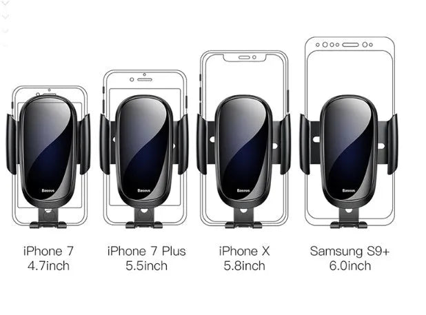 Universal smart car bracket mount in black, blue and silvery colours for mobile device holding