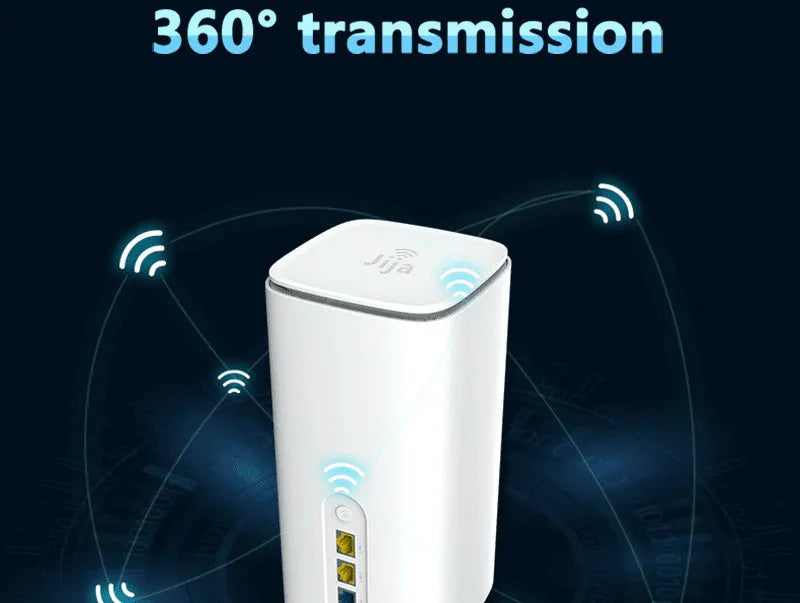 Compact 4G CPE wireless router measuring 51x30mm converting mobile signals to wired and wireless networks