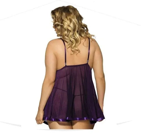Women's seamless lace sleepdress in sling dress style available in multiple colours and sizes