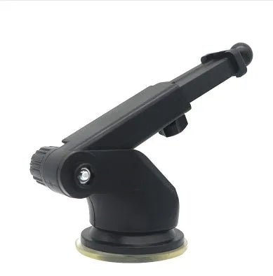 Universal telescopic long rod car phone and navigation bracket made from black ABS plastic