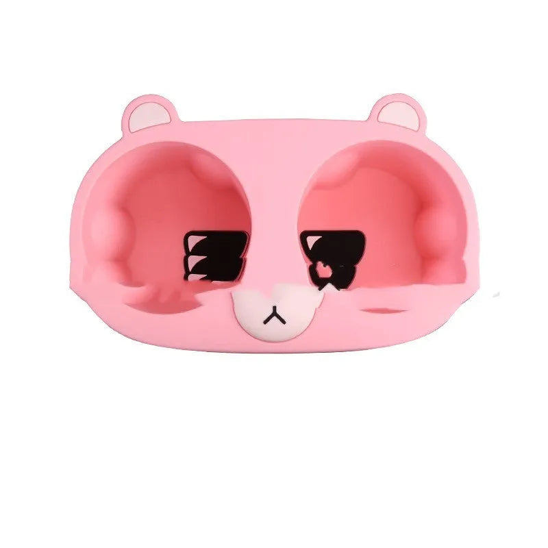 Silicone car cup holder stabiliser insert for central console in grey, tan, and pink colour options