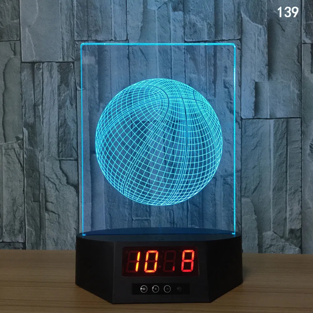 3D glowing dolphin night light LED table lamp with remote control on wooden surface