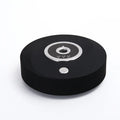White plastic USB-powered car fragrance spray holder attached to a vehicle air vent.