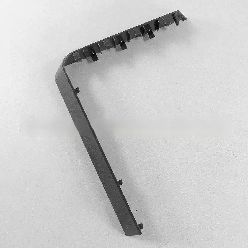 Black and white plastic hard drive bay blanking panel for 5.25 inch computer case slots