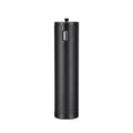 Black aluminium alloy portable charging handle power bank with 6800mAh capacity