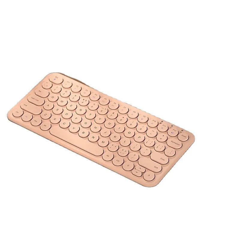 Ultra-thin wireless keyboard and mouse set in white colour with USB receiver and protective keyboard film