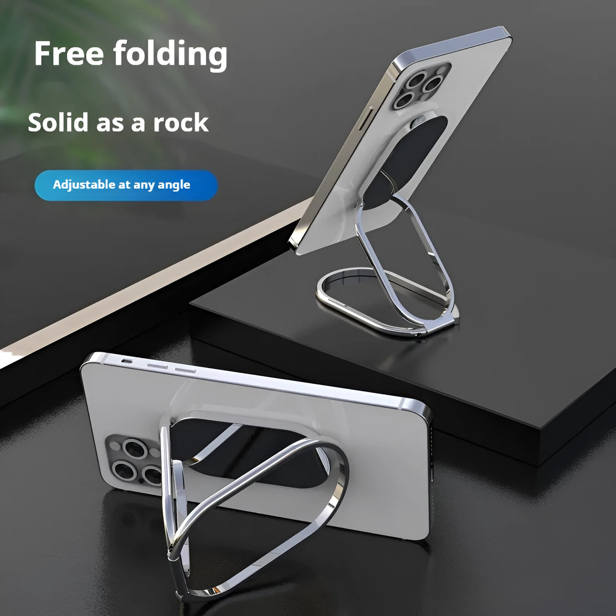 Black zinc alloy rotatable foldable hoisting ring bracket folded flat