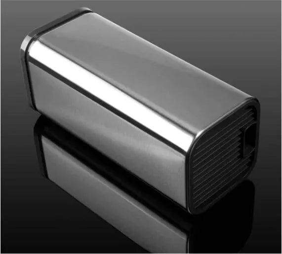 Black and white PP plastic kitchen tool holder with detachable base for knives and cutlery storage.