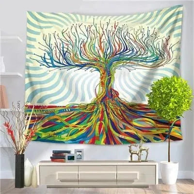 Plush polyester home decor background tapestry tarpaulin, European classical style, machine woven, 150x100cm and 150x130cm sizes
