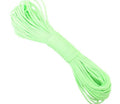 Glow in the dark 9-core paracord rope 25ft 5mm diameter with 550lb breaking strength
