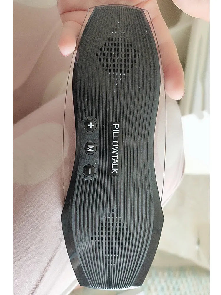 Black true wireless Bluetooth headphones for sleep with built-in microphone and USB charging