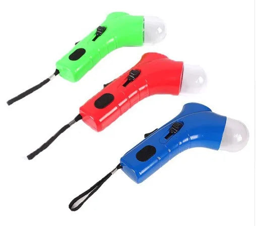 Pet treat launcher made of ABS plastic with spring-loaded trigger and wrist strap