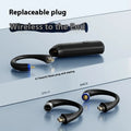 BT20 Pro wireless Bluetooth ear hook module, waterproof plastic, S/0.75/0.78/MMCX variants, one pair