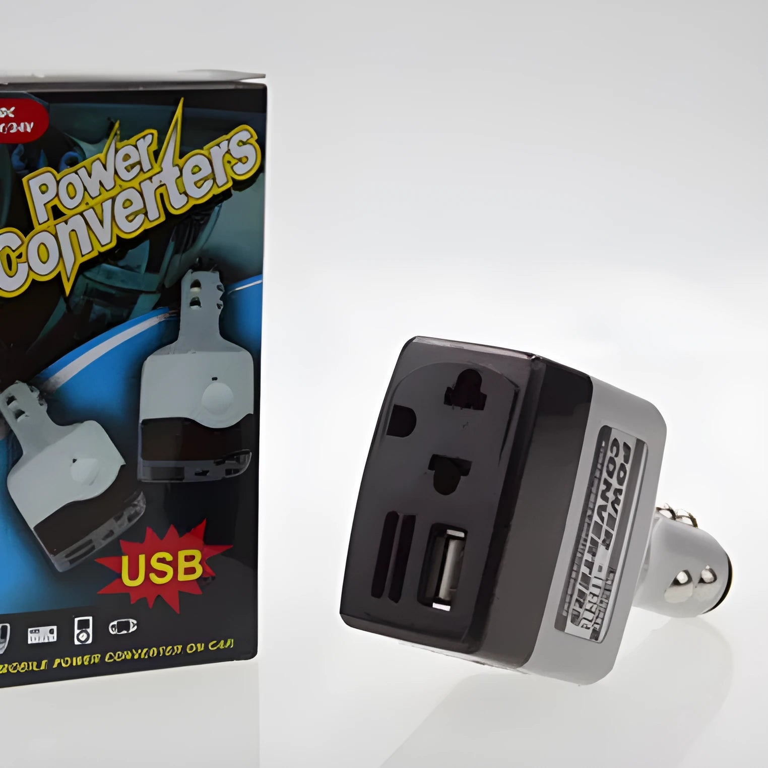 011C car cigarette lighter USB charger transformer with single output interface