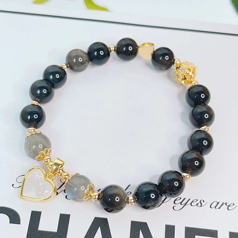 Silverstone bracelet with electroplated finish showing sweet-cool style and a choice of flower, love heart, or star charms.