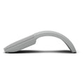 Folded Bluetooth wireless mouse showing compact size with touch surface and multiple colour options