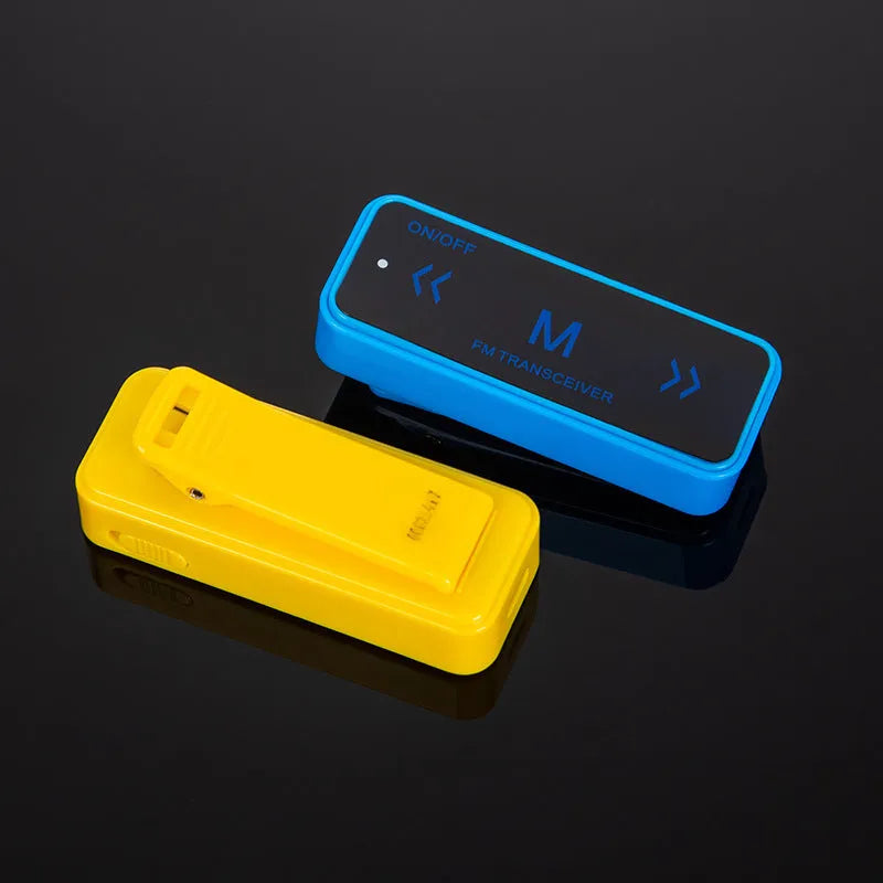 Mini ear-hook walkie talkie for hair salon with lithium battery USB charging