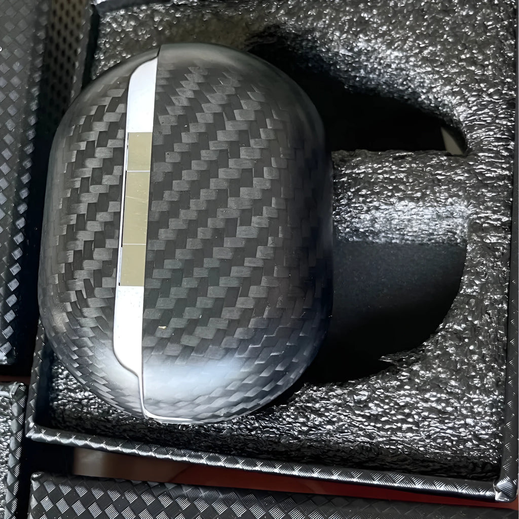 Carbon fibre protective cover for Huawei Freebuds Pro in 3K Light or 3K Matte, universal customised fit, one plastic headphone case.