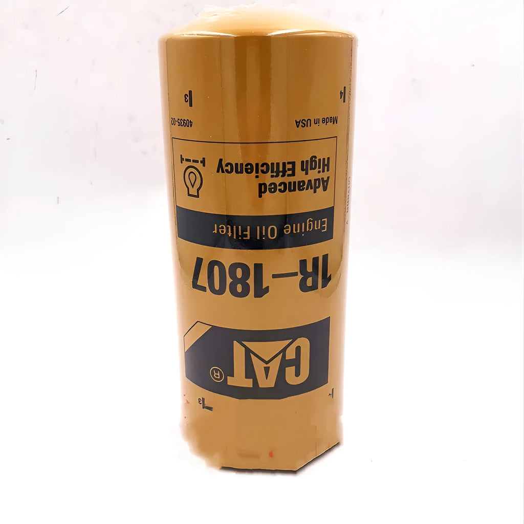 Yellow Caterpillar oil filter element for 324D 329D 328D 325 320D 326D models