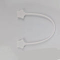 Star-shaped silicone wire winder with magnet for organising cables in multiple colours