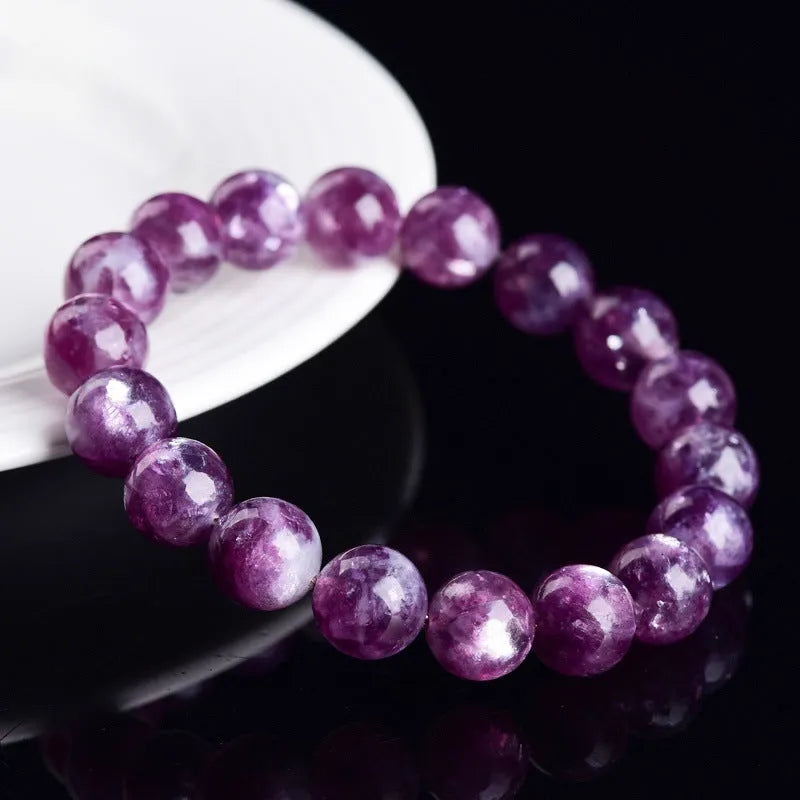 Grandmother crystal bracelet with geometric faceted beads in Korean style showing multiple colour options