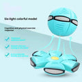 UFO deformation toy ball in maca blue, maca pink, red, blue, green or pink with six or three lights