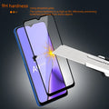 OPPO A9 2020 full screen tempered glass protector in full glue black finish
