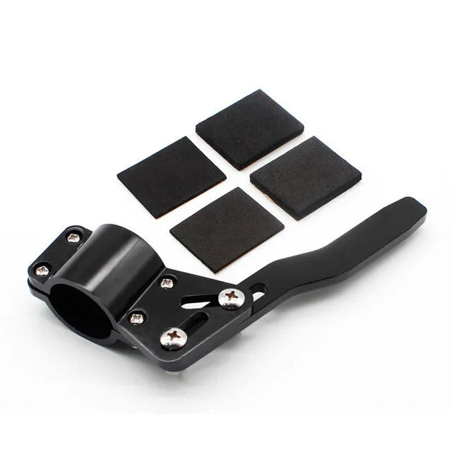 Aluminium alloy car steering wheel lengthening bar in silver finish