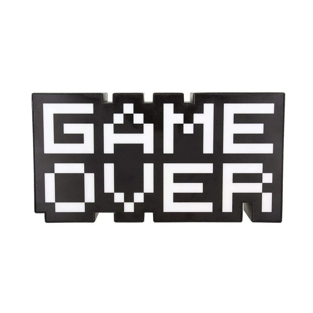 Game Over game atmosphere light with LED source, PVC shade and USB style option