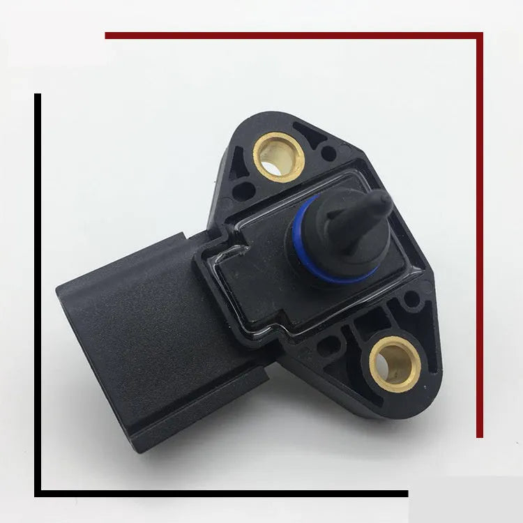 Black Type 0 intake pressure sensor for Ford and Lincoln vehicles showing connection point