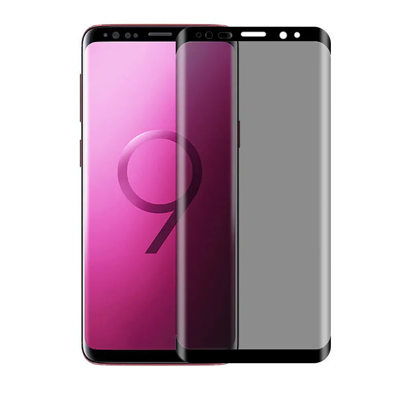 Full coverage anti-glare tempered glass screen protector for Samsung Galaxy phones.