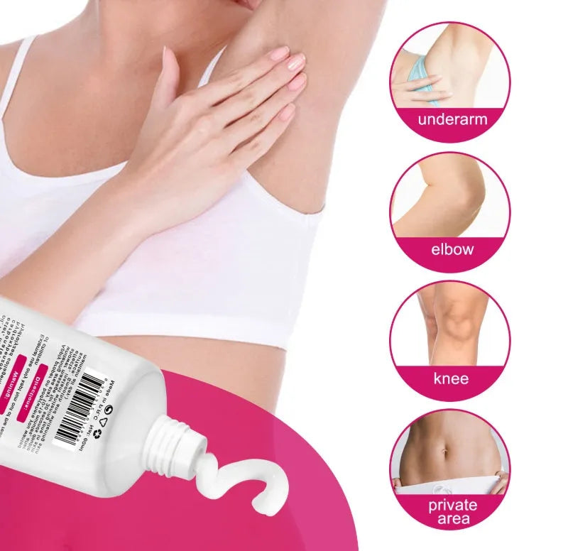 His Majesty Whitening Cream 60 g/ml adult body cream tube from the whitening and moisturizing series