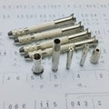93mm hand twist drill with 9mm diameter, two clips and four 0.8-3.0mm specifications for repair and plastic drilling