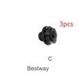 Set of three valve rotating nozzle covers for Bestway Intex Jilong inflatable products replacement