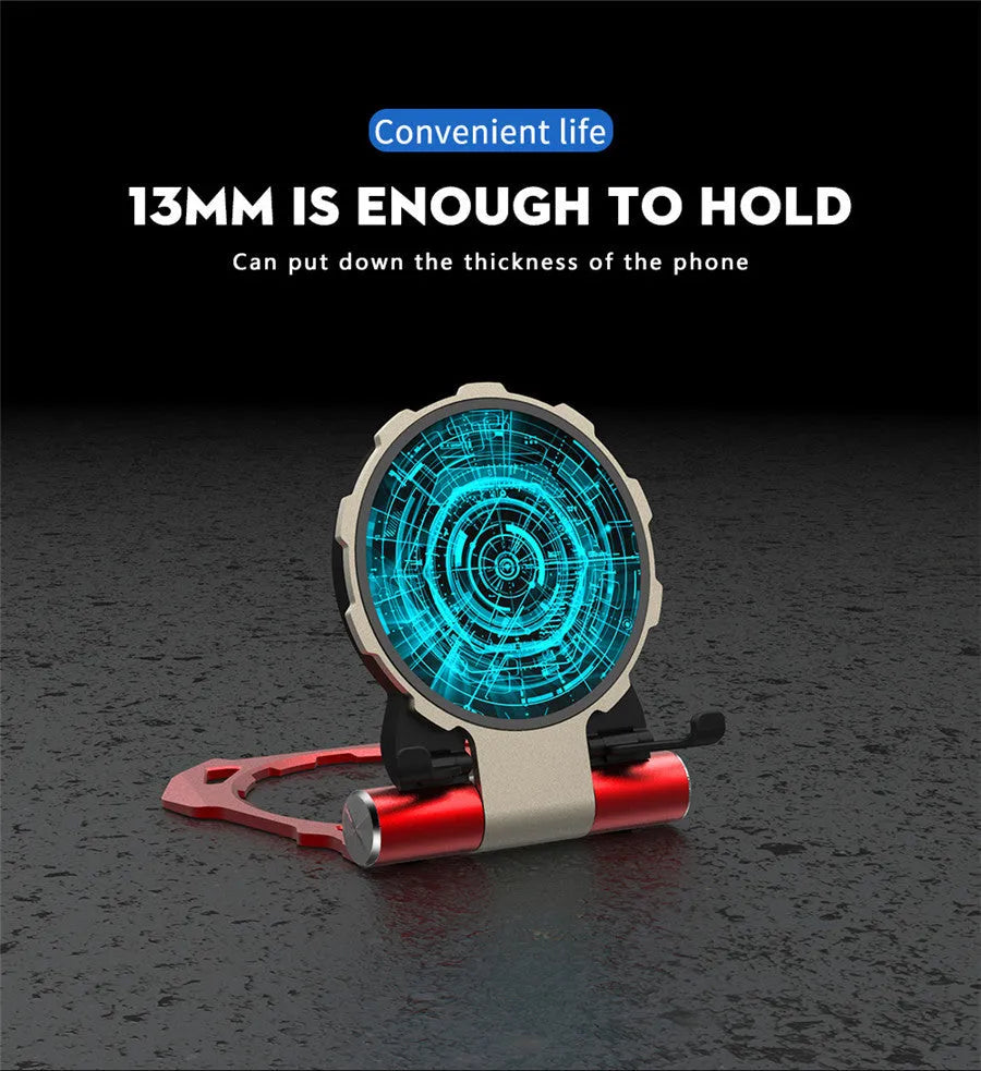 Iron Man metal QI wireless charger stand with 15W fast charging pad and silicone base