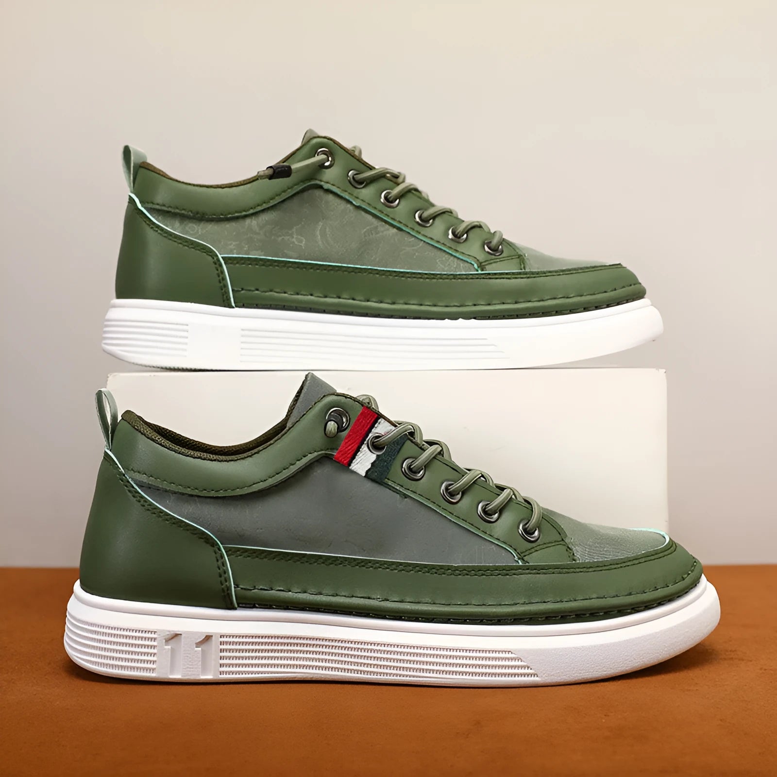 Men's high-cut canvas sneakers in grey with round toe and PVC sole