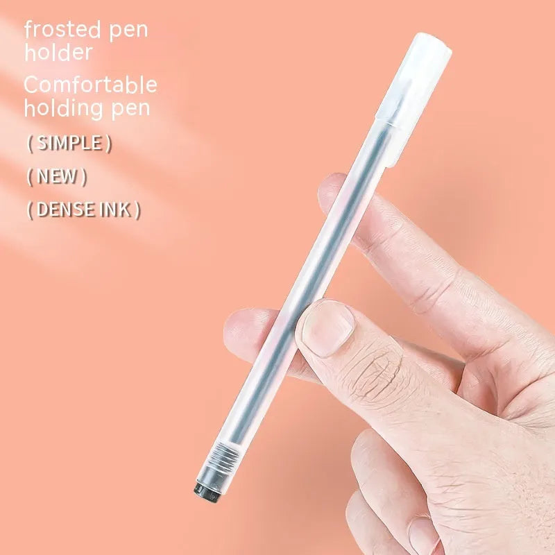 0.5mm gel pen with plastic shell from a 12-colour journal pen series, supplied as a single stationery pen