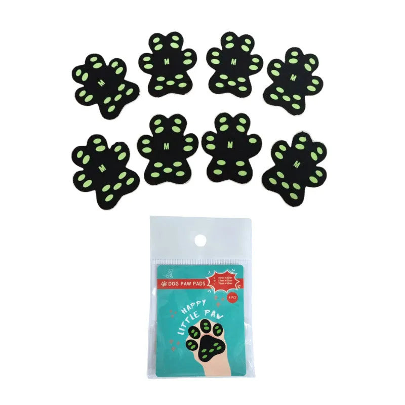 Breathable invisible silicone cloth claw protection pads for dogs in S and M sizes