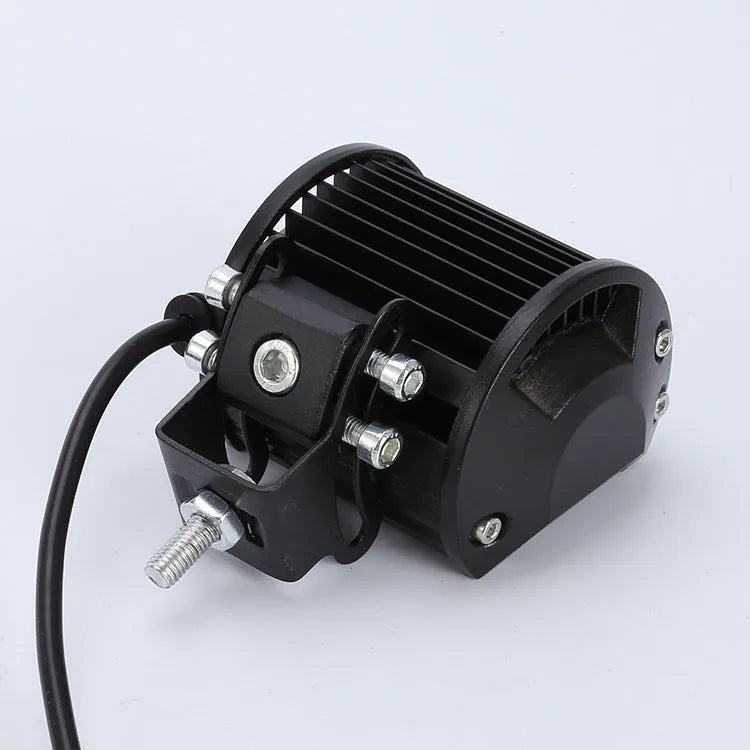 Black 18W car LED work light with aviation aluminum alloy shell and IP67 waterproof rating